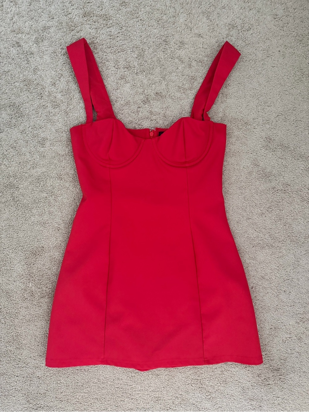 White Fox Red Mini Dress